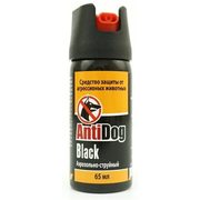 Перцовый газовый баллончик Black 65 мл для самообороны от собак - струйно-аэрозольный