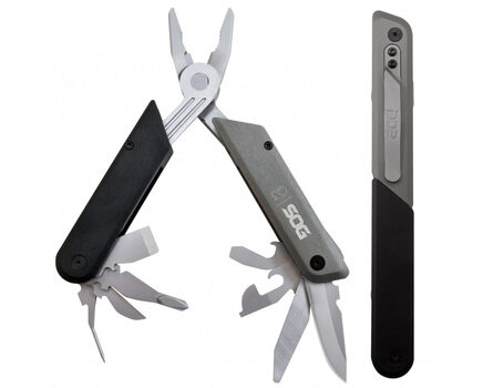 Купите мультитул SOG Baton Q3 ID1021 (пассатижи, клинок, стамеска, открывашки, напильник, отвертки, шило) в Челябинске в нашем интернет-магазине