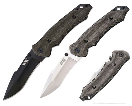 Купите складной нож SOG Kiku Folder Small Satin и Black (KU1001 - KU1002) в Челябинске в нашем интернет-магазине