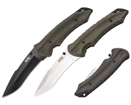Купите складной нож SOG Kiku Folder Large Satin и Black TiNi (KU1011 - KU1012) в Челябинске в нашем интернет-магазине