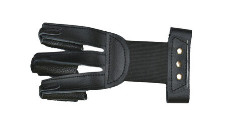 купите Перчатка кожаная JX502 черная для стрельбы из лука в Челябинске