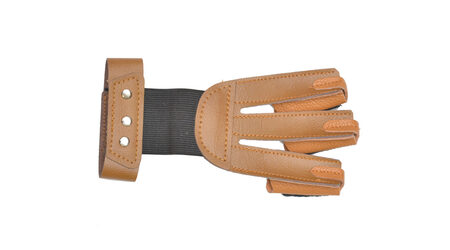 купите Перчатка кожаная JX502 коричневая для стрельбы из лука в Челябинске