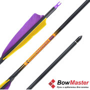 Стрела для лука Bowmaster Stinger натуральное оперение 5'' Shield (Боумастер Стингер)