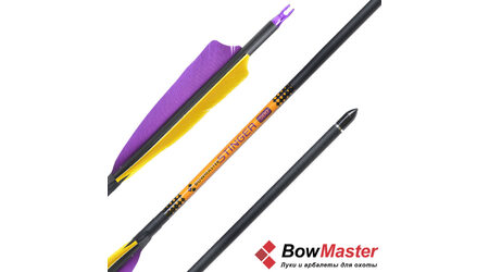 купите Стрела для лука Bowmaster Stinger натуральное оперение 5'' Shield (Боумастер Стингер) в Челябинске