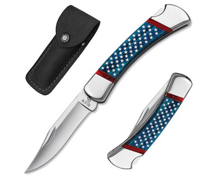 Купите складной нож Buck 110 Stars & Stripes Folding Hunter Limited Edition 0110BLSUSA в Челябинске в нашем интернет-магазине