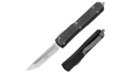 купите Автоматический выкидной нож Microtech Ultratech Tanto Contoured Chassis Carbon Fiber / 123-4CF в Челябинске