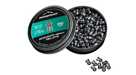 купите Свинцовые пульки для пневматики SnowPeak Accurate Heavy калибр 5.5 мм в Челябинске