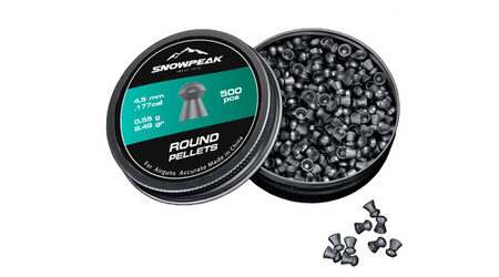 купите Свинцовые пульки для пневматики SnowPeak Round калибр 4.5 мм в Челябинске