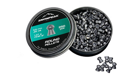 купите Свинцовые пульки для пневматики SnowPeak Round калибр 5.5 мм в Челябинске