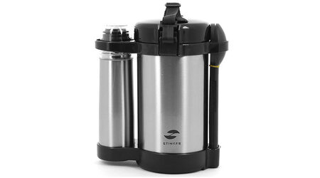 купите Термос суповой 1,5 л на 3 контейнера и мини-термос на 250 мл Stinger HY-LB408-1 в Челябинске