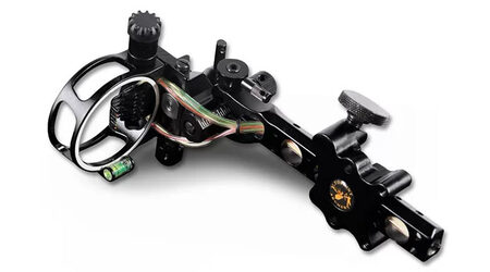 купите Прицел для блочного лука TP7570 черный (5 пинов, 0.019", микрорегулировка, подсветка) в Челябинске