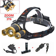 Светодиодный налобный фонарь Boruit HL-006 (Cree XML T6 + 2 Q5) 2200 люмен