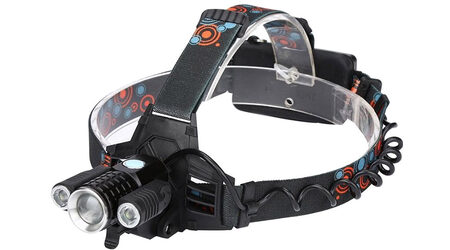 купите Светодиодный налобный фонарь UltraFire W-603 (Cree XML T6 + 2 Q5) 3500 люмен в Челябинске