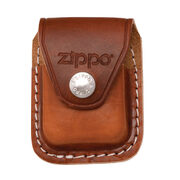 Чехол для зажигалки Zippo LPCB с петлей коричневый